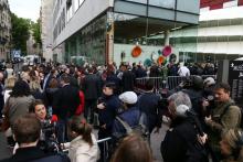 Les candidats aux législatives pour La République en Marche, réunis au quai Branly à Paris, le 13 ma