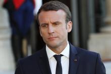 Le président français Emmanuel Macron à Paris, le 21 mai 2017