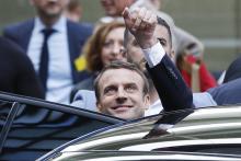 Le président élu Emmanuel Macron, le 13 mai 2017 à Paris