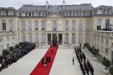 Le Palais de l'Elysée, le 14 mai 2017 à Paris