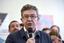 Le chef de la France insoumise Jean-Luc Mélenchon, candidat aux élections législatives à Marseille, 