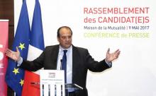 Jean-Christophe Cambadélis, le premier secrétaire du PS, à Paris le 9 mai 2017