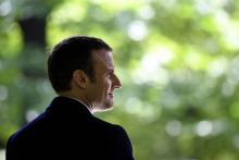 Emmanuel Macron lors de la cérémonie de commémoration de l'abolition de l'esclavage, le 10 mai 2017 