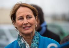 La ministre de l'Environnement Ségolène Royal, le 26 février 2017 à Boulogne-sur-Mer