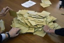 Dans un bureau de vote de Toulouse, le 23 avril 2017