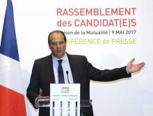 Le patron du PS Jean-Christophe Cambadélis, le 9 mai 2017 à Paris