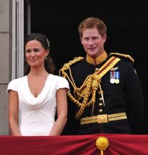 Pippa Middleton et le Prince Harry au mariage de Kate et William