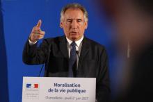 Le garde des Sceaux François Bayrou, le 1er juin 2017 à Paris