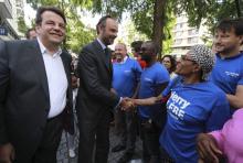 Thierry Solère, député LR des Hauts-de-Seine, aux côtés du Premier ministre Edouard Philippe, le 5 j