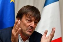 Le ministre français de la Transition écologique et solidaire, Nicolas Hulot, le 12 juin 2017 à Bolo