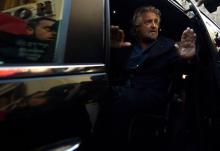 Le leader du Mouvement 5 étoiles, Beppe Grillo, le 20 février 2017 à Rome