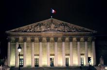 L'Assemblée nationale à Paris le 19 avril 2010