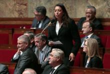 Maina Sage (UDI) députée de la 1re circonscription de Polynésie Française, le 9 juillet 2014 à l'Ass