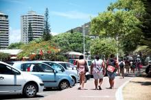 (Photo d'illustration d'une partie de la ville de Nouméa) L'affrontement entre les deux hommes tourn