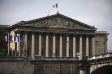 L'Assemblée nationale à Paris le 15 juin 2017