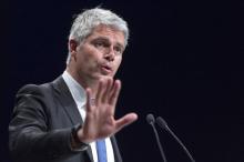 Le vice-président des Républicains (LR) Laurent Wauquiez à Mions, près de Lyon, le 23 mai 2017