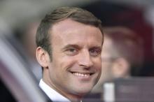 Le président français Emmanuel Macron au Stade de France à Saint-Denis, le 4 juin 2017