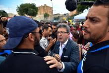 Jean-Luc Mélenchon, candidat de la France Insoumise dans la 4e circonscription des Bouches-du-Rhône,