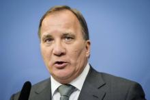 Le Premier ministre suédois Stefan Löfven, le 24 juillet 2017 à Stockholm