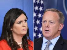 Le porte-parole de la Maison Blanche Sean Spicer, le 17 juillet 2017 à Washington