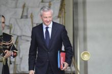 Le ministre de l'Economie Bruno Le Maire à l'Elysée, le 19 juillet 2017 à Paris