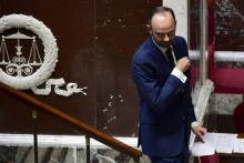 Edouard Philippe à l'assemblée nationale à Paris le 4 juillet 2017