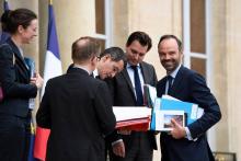 Le Premier ministre Edouard Philippe après une réunion avec ses ministres à l'Elysée à Paris, le 11 