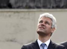 Laurent Wauquiez, vice-président de LR, à Pierre-Bénite (métropole de Lyon) le 14 mars 2017