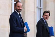 Le Premier ministre Edouard Philippe, ici le 7 août à la sortie de l'Elysée, et l'ensemble de son go