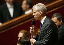 Le co-président du groupe des Constructifs, Franck Riester, à l'Assemblée nationale à Paris le 28 ju