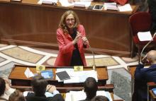 La ministre de la Justice Nicole Belloubet, le 26 juillet 2017 à l'Assemblée nationale à Paris