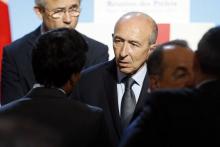 Le ministre de l'Intérieur Gérard Collomb lors d'une réunion avec les préfets à l'Élysée le 5 septem