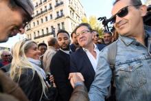 Le leader de La France Insoumise, Jean-Luc Mélenchon, à Marseille le 12 septembre 2017