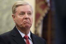 Le sénateur républicain Lindsey Graham à Washington, le 13 septembre 2017