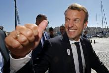 Le président français Emmanuel Macron à Marseille, le 21 septembre 2017