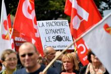 Première mobilisation sociale du quinquennat Macron avec l'appel à des grèves et manifestations part