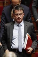 L'ancien Premier ministre socialiste Manuel Valls, le 28 juin 2017 à l'Assemblée nationale à Paris