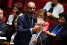 Edouard Philippe à l'Assemblée nationale, à Paris le 3 octobre 2017