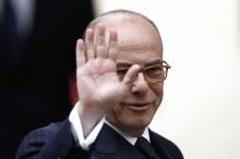 L'ancien premier ministre Bernard Cazeneuve arrivant à l'Elysée le 14 mai 2017