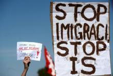 Manifestation contre l'immigration à Prague le 12 septembre 2015