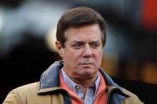 L'ancien directeur de campagne Paul Manafort le 16 octobre 2017 à New York