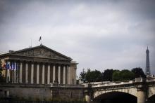 Le président du groupe REM à l'Assemblée nationale, Richard Ferrand, et d'autres députés, à Versaill