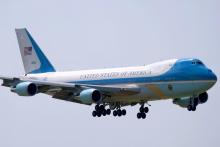 Air Force One, l'avion présidentiel américain est un Boeing 747