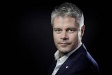 Le président de LR Laurent Wauquiez, le 18 janvier 2017 à Paris