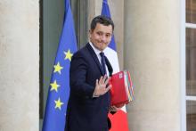 Le ministre de l'Action et des Comptes publics Gérald Darmanin le 11 avril 2018 à Paris