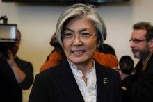 La ministre sud-coréenne des Affaires étrangères, Kang Kyung-wha, à Washington le 15 mars 2018