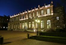 L'Hôtel de Lassay vu du "Jardin des quatre colonnes"