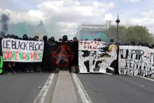 Le secrétaire général de la CGT Philippe Martinez à la manifestation parisienne du 1er mai 2018