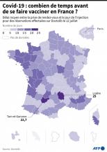 Des jeunes se vont vacciner dans un centre à Paris le 15 juin 2021