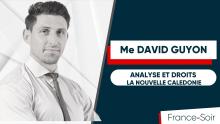 Me David Guyon sur la situation en Nouvelle Calédonie